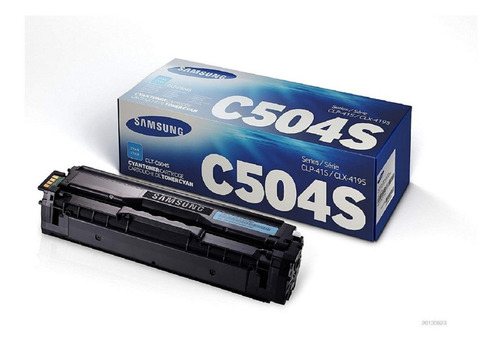 Toner Cartridge Samsung Clt-c504s Cyan Original- Boleta