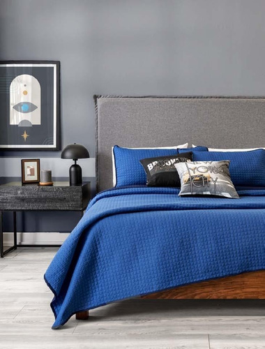 Cojín Decorativo Brooklyn New York Vianney Color Negro