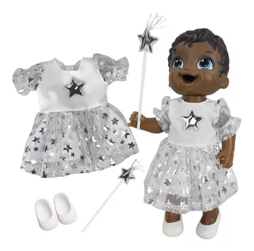 Kit Roupa Boneca Baby Alive - Fadinha