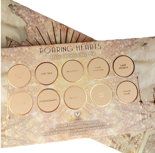 Roaring Hearts Colourpop Palette / Paleta De Sombras Colourp