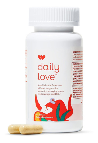 Love Wellness Daily Love Multivitamnico Para Mujeres, 60 Cps