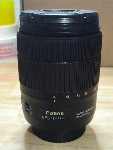 Lente Canon Ef-s 18-135mm Is Nano Usm Canon Ef-s Negro (Usado)