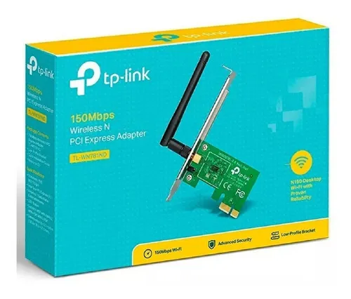 Placa De Red Wifi Tp-link Tl-wn781nd Pci 150mbps 781nd