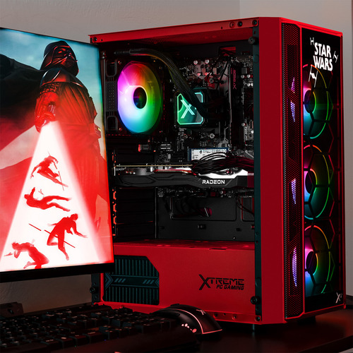 Xtreme Pc Gaming Amd Radeon Rx 7600 Ryzen 7 5700g 32gb Ssd 1tb Sistema Liquido Wifi Darkvader