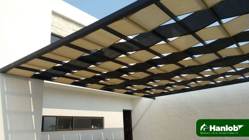 Malla Sombra De 90% Para Pérgolas De 80cm X 4m