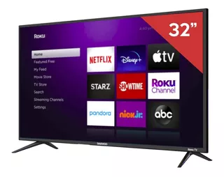 Pantalla Daewoo Roku Tv 32 Pulgadas Led Hd Smart Tv