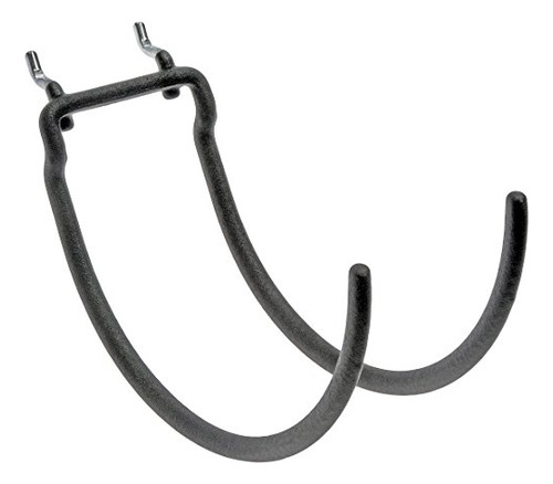 Gancho Curvado Recubierto Dorman Para 1/4puLG Pegboard, Negr