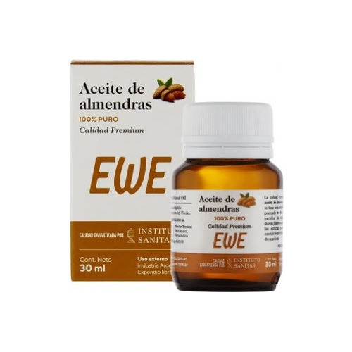 Ewe Aceite De Almendras Hidrata Suaviza Piel Cabello 30ml