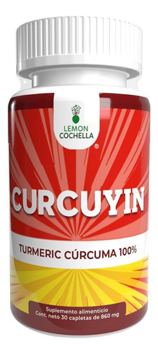 Curcuma Curcuyin De 860 Mg 30 Grageas Lemon Cochella - 1 Pza