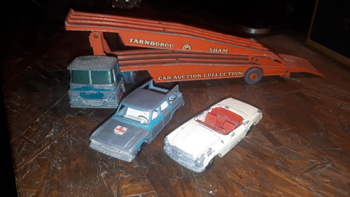 Matchbox Camión Y Autos Con Detalles Años ´60 Made In Englan