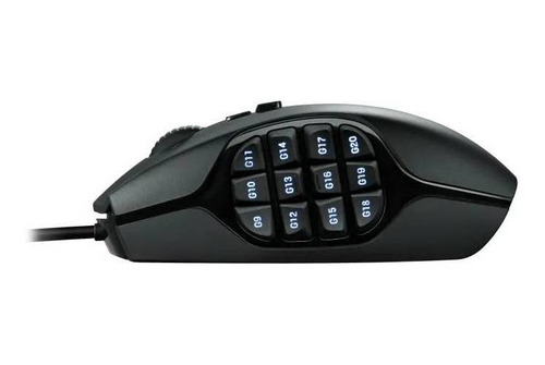 Imagen 4 de 10 de Mouse gamer Logitech G Series G600 negro MMO