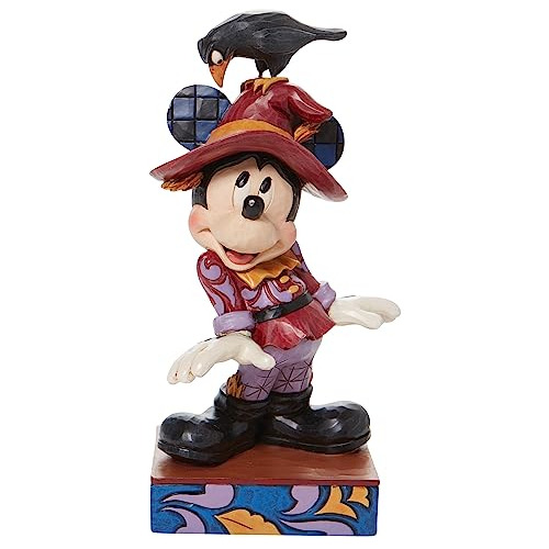 Figura Miniatura De Halloween De Espantapájaros Mickey...