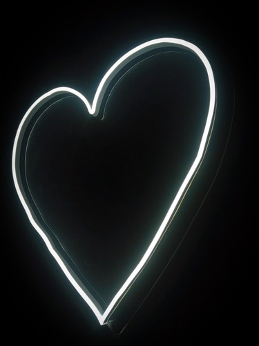 Letrero Neón Led Corazón Decoración Luminoso