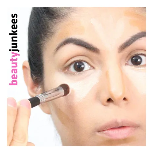 Brocha Mini Kabuki Corrector Ojeras Y Color Corrector