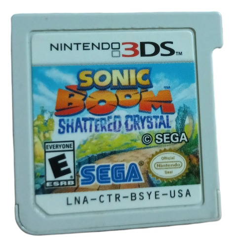 Cartucho Sonic Boom Shattered Cristal Nintendo 3ds Original