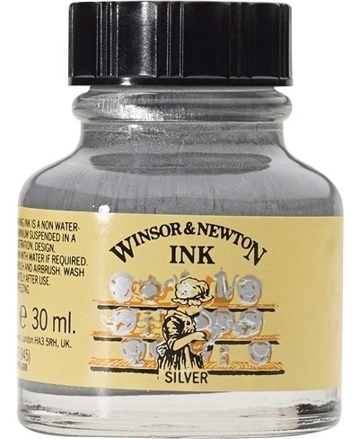 Tinta Para Dibujo Winsor & Newton 30ml - Oro O Plata