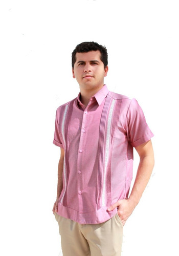 Guayabera Kimbila M/l Algodón Oxford. Tallas Extras