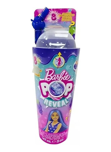 Barbie® Pop Reveal Hnw44 Barbie Fruit Series Uva Mattel New