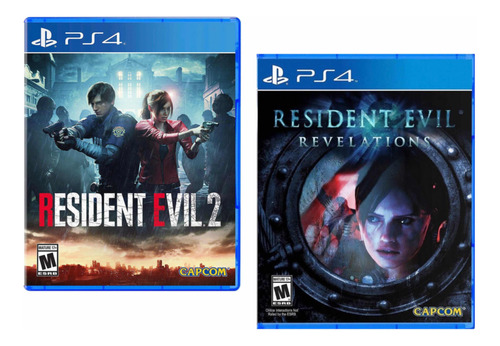 Combo Pack Resident Evil 2 Remake + Revelation 1 Ps4 Nuevos*