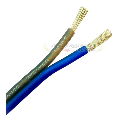Cable 16 Gauge Audiopipe Azul Platino Flexible Por Metro