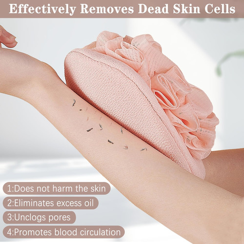 Esponja De Lufa De Baño, Guante Exfoliante Profundo Para Duc