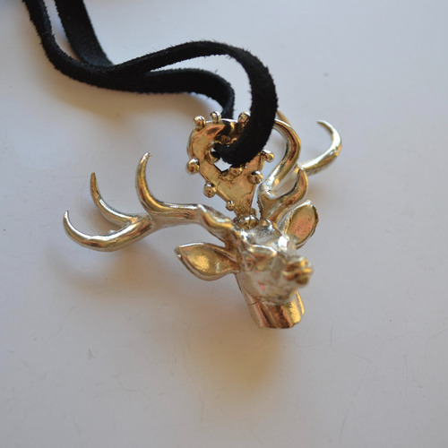 Collar De Ciervo, Animal, Joyeria De Autor, Cod1