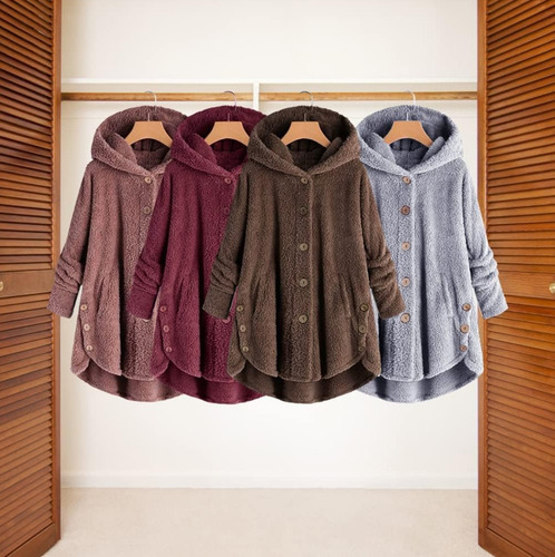 Sudadera Suelta Con Capucha Top Plus Size