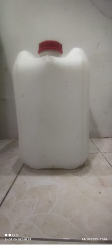 Bidón De Almacenamiento 20 L Con Manija Y Tapa Removible