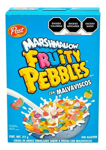 Cereal Post Fruity Pebbles Sabor A Frutas Con Malvaviscos 31
