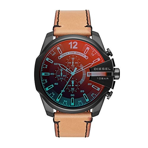 Relojes Diesel Para Hombre Mega Chief Black Ip Y Reloj De Cu