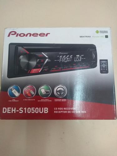 Reproductor De Radio Pionner Deh Cd, Usb, Auxiliar, Rsa, Mp3