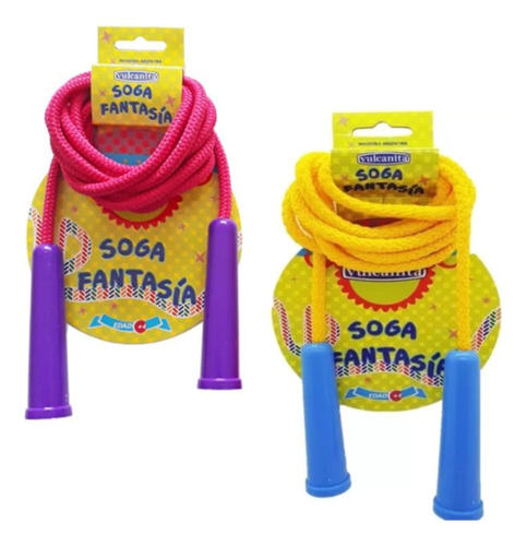 Soga Para Saltar Infantil 2 Mts Fantasía Vulcanita 8880