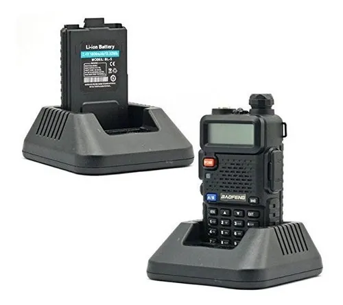 Baofeng Uv-5r Radio Doble Banda, Dos Vías, Negra
