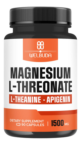 Suplemento De Magnesio Con L-teanina Y Apigenina 1500 Mg -