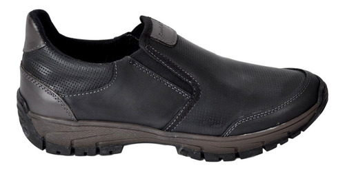 Imagen 2 de 6 de Zapato Urbano Hombre Cuero Zurich 2043 Elásticos Laterales