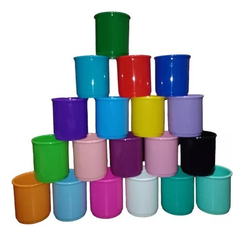 Tazas Plasticas Jarrito Mug X 18 Unidades