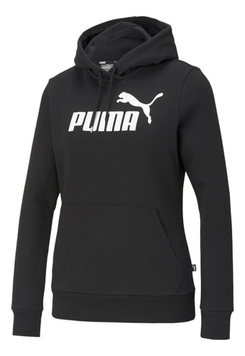 Buzo Canguro Puma Hoodie Logo Capucha Casual Dama Mvd Sport