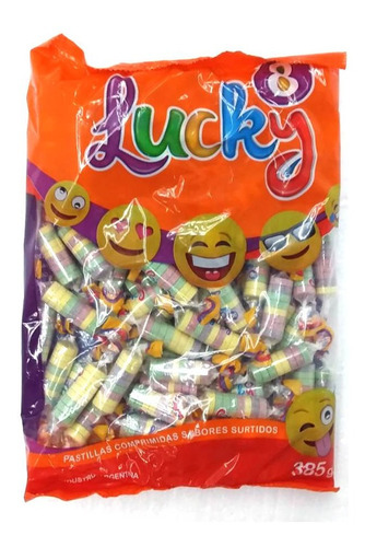 Pastillas Frutales Mini Lucky X100u. - 5 Soles Cotillón 