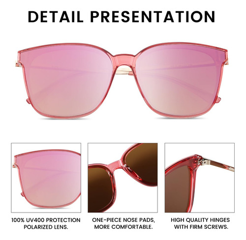 Duco Gafas De Sol Redondas Retro Para Mujer, Gafas De Sol Po