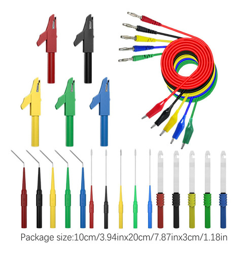Q Kit De Cables Multímetro Kit De Sonda Multímetro Banana