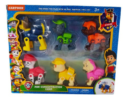 Paw Patrol Colección 6 Piezas