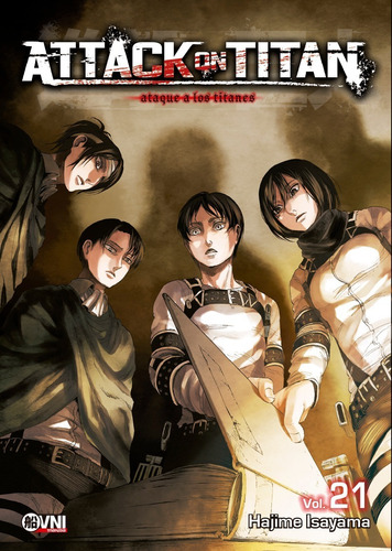 Manga, Kodansha, Attack On Titan Vol. 21 Ovni Press