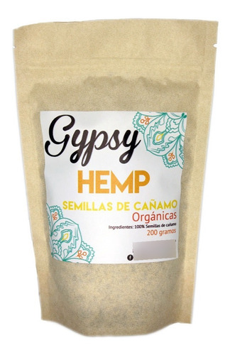 Semillas Hemp Cañamo Orgánicas 200gr