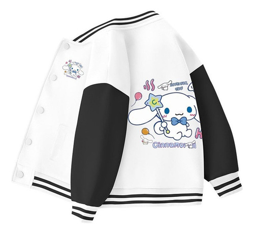 Lindo Uniforme De Béisbol Sanrio Kawaii Anime Cinnamoroll Pa