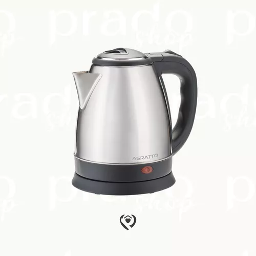 Chaleira Elétrica 1,8L Inox 1500W 220V Agratto - Colher de Panela