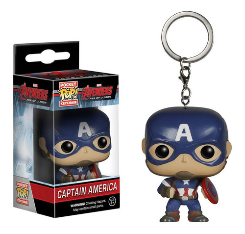 Funko Pop Keychain Llavero 36 Capitan America Avengers