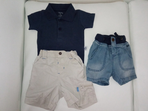 Conjunto Bebé Varón Recién Nacido Nb 3 Meses Short Body 