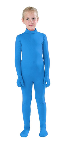 Disfraces De Body Enterizo  Estilo Zentai Azul Talla M