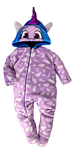 Mameluco Con Gorro Bordado My Little Pony