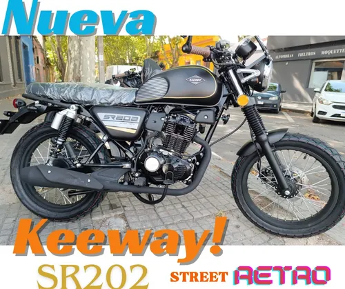 Nueva Keeway Sr202 Retro 100%financiada- Tomamos Tu Usada